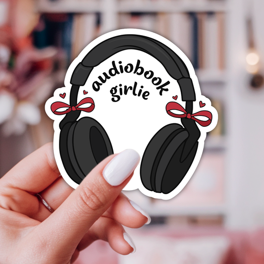 Audio Book Girlie Sticker